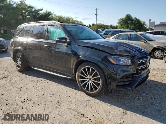 2022 Mercedes-Benz GLS 450 with VIN 4JGFF5KEXNA815222, listed as a Copart auction lot 70403534 with Not provided miles and Salvage title. Bid and sale history available at DreamBid. Image 4.
