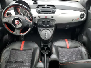 2014 FIAT 500e with VIN 3C3CFFGE8ET172792, listed as a Copart auction lot 43856805 with 0 mi miles and Clean Title. Bid and sale history available at carsss.com. Image 8.