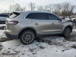 2019 Lincoln Nautilus Reserve with VIN 2LMPJ8L93KBL11136, listed as a Copart auction lot 46173655 with 72,100 mi miles and Salvage Title. Bid and sale history available at carsss.com. Image 3.