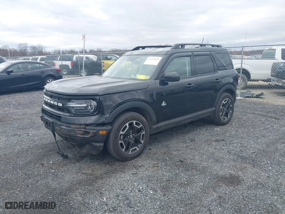 2022 Ford Bronco Sport Outer Banks with VIN 3FMCR9C68NRE23161, listed as a IAAI auction lot 41699878 with 16,789 mi miles. Bid and sale history available at carsss.com. Image 17.