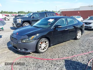 2011 Nissan Maxima SV with VIN 1N4AA5APXBC858867, listed as a IAAI auction lot 42612007 with 201,235 mi miles and . Bid and sale history available at DreamBid. Image 2.