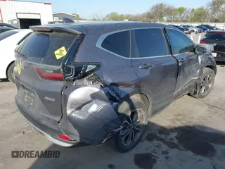 2021 Honda CR-V EX-L with VIN 2HKRW2H80MH671186, listed as a IAAI auction lot 41811966 with 33,781 mi miles and . Bid and sale history available at DreamBid. Image 4.