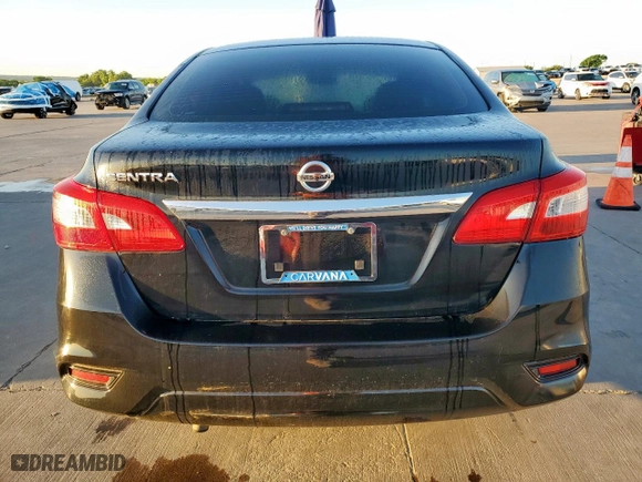 2019 Nissan Sentra S with VIN 3N1AB7AP0KY359847, listed as a Copart auction lot 53876485 with 45,333 mi miles and Salvage Title. Bid and sale history available at carsss.com. Image 6.