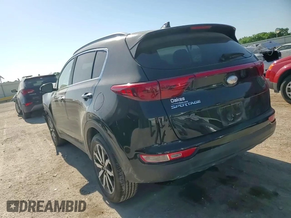 2018 Kia Sportage EX with VIN KNDPN3AC1J7384535, listed as a Copart auction lot 56664255 with 109,560 mi miles and Salvage title. Bid and sale history available at DreamBid. Image 14.