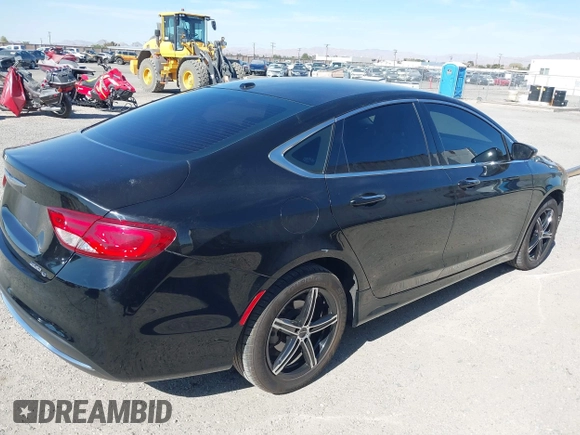 2015 Chrysler 200 C with VIN 1C3CCCCB7FN549469, listed as a IAAI auction lot 42077364 with 99,721 mi miles. Bid and sale history available at carsss.com. Image 4.