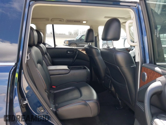 2020 Nissan Armada SL with VIN JN8AY2ND4L9108176, listed as a IAAI auction lot 41590846 with 115,588 mi miles. Bid and sale history available at carsss.com. Image 8.