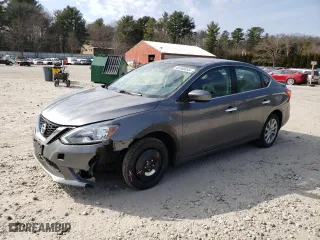2019 Nissan Sentra SV with VIN 3N1AB7AP5KL602968, listed as a Copart auction lot 48366855 with 30,665 mi miles and Salvage Title. Bid and sale history available at carsss.com. Image 1.