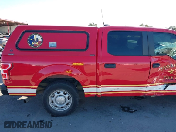 2019 Ford F-150 XL with VIN 1FTEW1CB6KKD50814, listed as a IAAI auction lot 41230911 with 35,600 mi miles and . Bid and sale history available at DreamBid. Image 17.