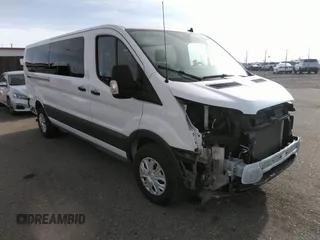 2023 Ford Transit Passenger XL with VIN 1FBAX2YG6PKA64348, listed as a IAAI auction lot 41850514 with 60,902 mi miles. Bid and sale history available at carsss.com. Image 1.
