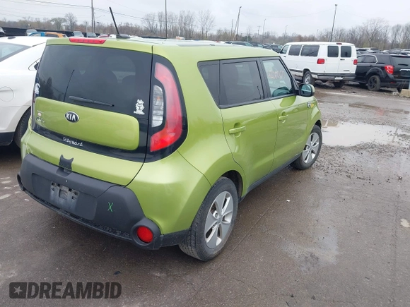 2015 Kia Soul with VIN KNDJN2A20F7750659, listed as a IAAI auction lot 42000673 with 83,657 mi miles and . Bid and sale history available at DreamBid. Image 4.