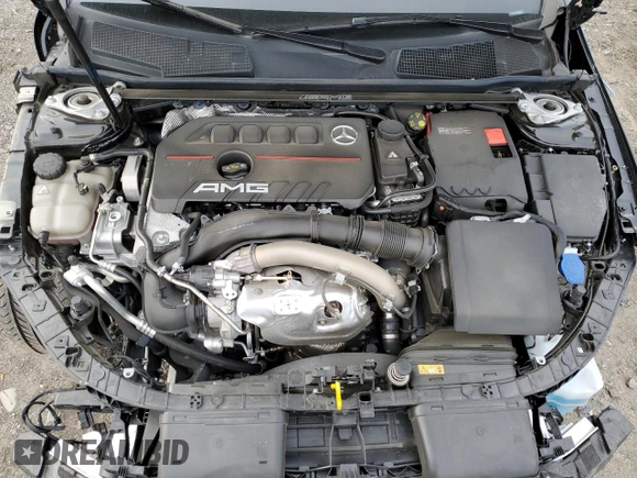 2022 Mercedes-Benz CLA 35 AMG with VIN W1K5J5BB8NN287070, listed as a Copart auction lot 45001484 with 28,023 mi miles and . Bid and sale history available at DreamBid. Image 11.
