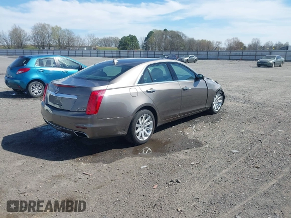 2014 Cadillac CTS Sedan RWD with VIN 1G6AP5SX1E0167520, listed as a IAAI auction lot 41829003 with 45,145 mi miles. Bid and sale history available at carsss.com. Image 4.
