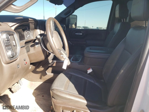 2021 GMC Sierra 3500HD Denali with VIN 1GT49WEY3MF162264, listed as a Copart auction lot 87002814 with 50,454 mi miles and Salvage Title. Bid and sale history available at carsss.com. Image 7.