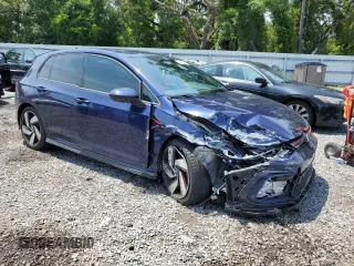 2022 Volkswagen Golf GTI S with VIN WVWG87CD7NW163201, listed as a Copart auction lot 54029304 with 17,967 mi miles and Salvage Title. Bid and sale history available at carsss.com. Image 4.