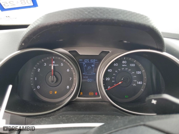 2013 Hyundai Veloster w/Black Int with VIN KMHTC6AD0DU096148, listed as a Copart auction lot 46505715 with 105,168 mi miles and Salvage Title. Bid and sale history available at carsss.com. Image 9.
