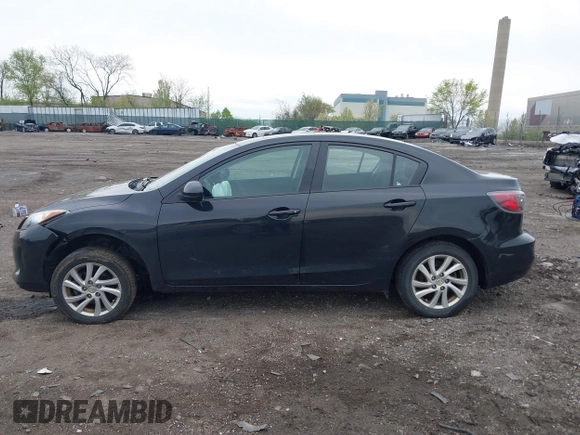 2012 Mazda Mazda3 i Touring with VIN JM1BL1V84C1698504, listed as a IAAI auction lot 42039726 with Not Provided miles. Bid and sale history available at carsss.com. Image 13.