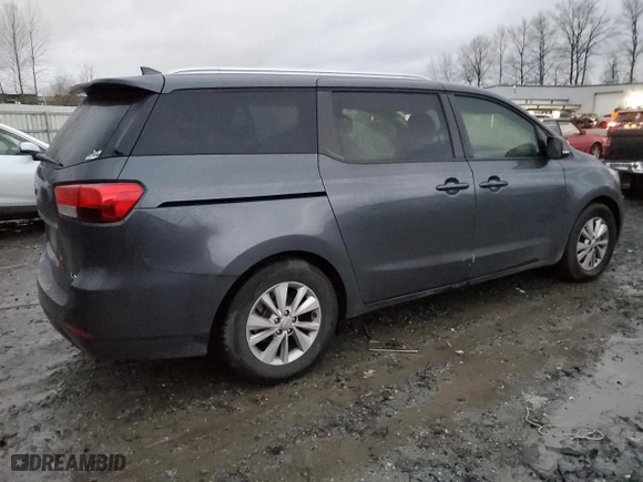 2017 Kia Sedona LX with VIN KNDMB5C1XH6314907, listed as a Copart auction lot 86990754 with NaN miles and Clean Title. Bid and sale history available at carsss.com. Image 3.