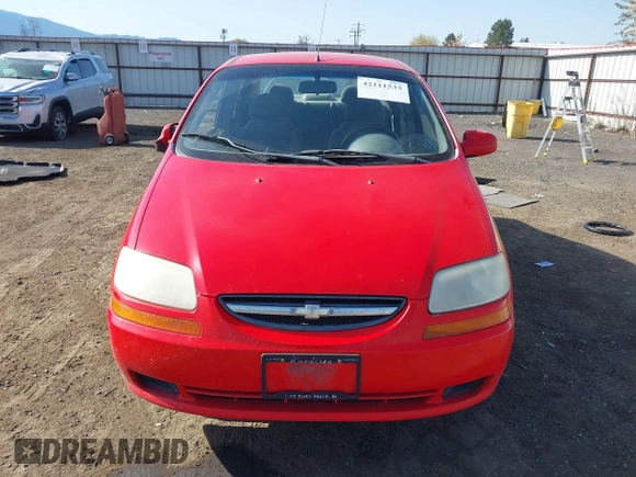 2005 Chevrolet Aveo LS with VIN KL1TD52685B441524, listed as a IAAI auction lot 42111533 with 112,641 mi miles and . Bid and sale history available at DreamBid. Image 13.