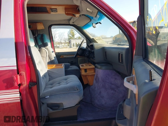 1993 Ford Econoline Cargo with VIN 1FDEE14N1PHB34171, listed as a IAAI auction lot 41828309 with 103,187 mi miles and . Bid and sale history available at carsss.com. Image 5.