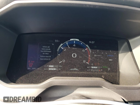 2023 Toyota Sequoia SR5 with VIN 7SVAAABA6PX015039, listed as a Copart auction lot 44925534 with 9,593 mi miles. Bid and sale history available at carsss.com. Image 9.