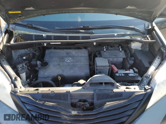 2014 Toyota Sienna L with VIN 5TDZK3DC4ES498196, listed as a Copart auction lot 50214285 with 239,718 mi miles and Clean Title. Bid and sale history available at carsss.com. Image 12.