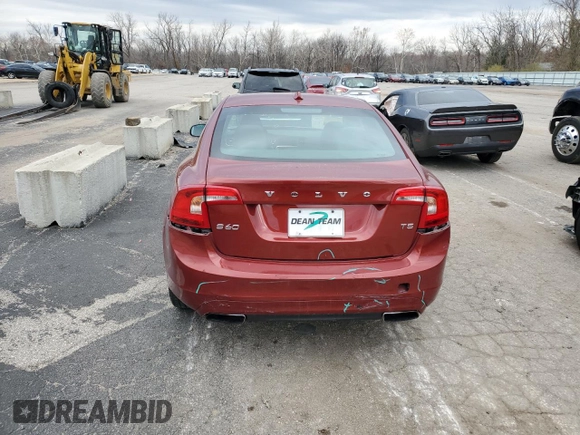 2015 Volvo S60 T5 Drive-E Premier with VIN YV126MFK2F1345891, listed as a Copart auction lot 77655143 with 88,716 mi miles. Bid and sale history available at carsss.com. Image 6.