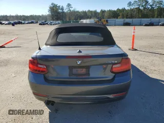 2016 BMW 2 Series 228i with VIN WBA1K9C57GV322347, listed as a Copart auction lot 86609324 with 68,395 mi miles and Clean Title. Bid and sale history available at carsss.com. Image 6.
