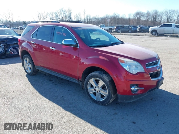 2015 Chevrolet Equinox LT with VIN 2GNFLGEK8F6214973, listed as a IAAI auction lot 41725981 with 133,956 mi miles. Bid and sale history available at carsss.com. Image 1.