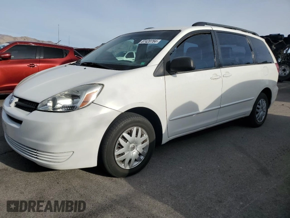 2005 Toyota Sienna CE with VIN 5TDZA23C25S257509, listed as a Copart auction lot 87420784 with 189,493 mi miles and Clean Title. Bid and sale history available at carsss.com. Image 1.