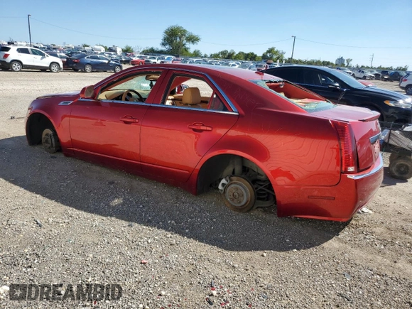 2008 Cadillac CTS RWD w/1SB with VIN 1G6DV57V380174628, listed as a Copart auction lot 73052094 with 0 mi miles and Salvage Title. Bid and sale history available at carsss.com. Image 2.