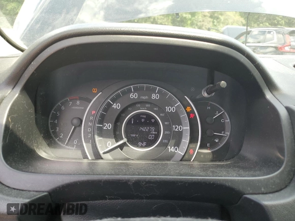 2012 Honda CR-V EX-L with VIN 2HKRM4H72CH604838, listed as a Copart auction lot 61155975 with 142,279 mi miles and Clean title. Bid and sale history available at DreamBid. Image 9.