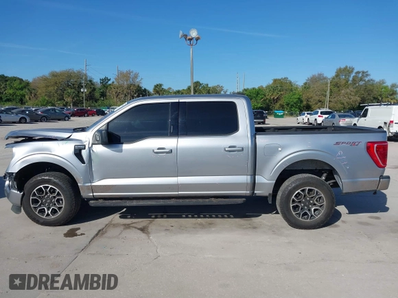 2023 Ford F-150 XL with VIN 1FTFW1E82PFA40245, listed as a IAAI auction lot 41696814 with 31,782 mi miles. Bid and sale history available at carsss.com. Image 14.