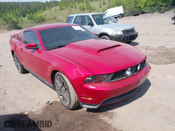 2010 Ford Mustang GT with VIN 1ZVBP8CH8A5154932, listed as a IAAI auction lot 42103416 with 44,502 mi miles. Bid and sale history available at carsss.com. Image 1.