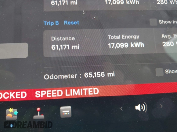 2022 Tesla Model Y Long Range with VIN 7SAYGDEE8NF511395, listed as a IAAI auction lot 41595310 with 65,156 mi miles and . Bid and sale history available at DreamBid. Image 15.