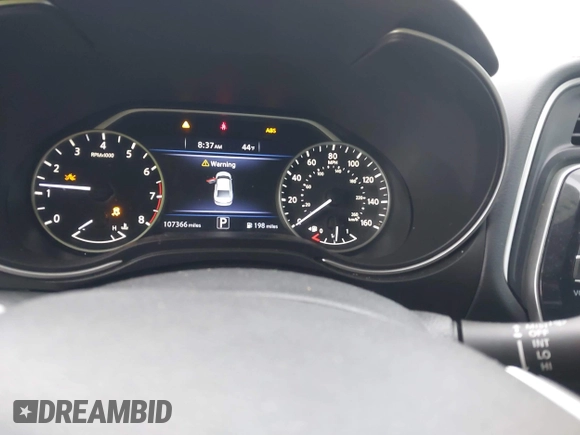 2018 Nissan Maxima SV with VIN 1N4AA6APXJC400203, listed as a IAAI auction lot 41617771 with 107,366 mi miles and . Bid and sale history available at DreamBid. Image 7.