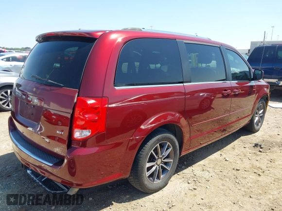 2017 Dodge Grand Caravan SXT with VIN 2C4RDGCG6HR581664, listed as a IAAI auction lot 41986539 with 111,164 mi miles and . Bid and sale history available at DreamBid. Image 4.