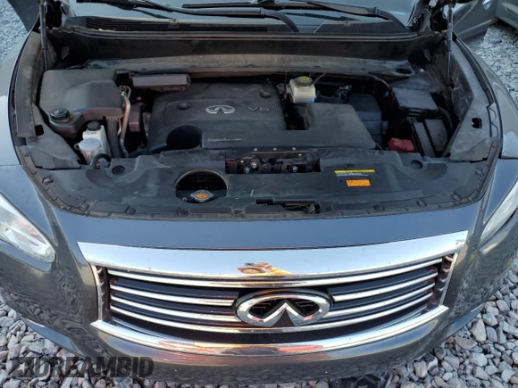 2014 Infiniti QX60 with VIN 5N1AL0MN0EC555484, listed as a Copart auction lot 54591715 with 65,633 mi miles and Non Repairable. Bid and sale history available at DreamBid. Image 12.