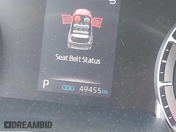 2021 Toyota Highlander L with VIN 5TDBZRBH8MS529396, listed as a IAAI auction lot 42708605 with 49,455 mi miles and . Bid and sale history available at DreamBid. Image 7.