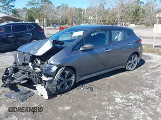 2021 Nissan LEAF SV with VIN 1N4AZ1CV0MC554964, listed as a IAAI auction lot 41649673 with 24,605 mi miles and . Bid and sale history available at DreamBid. Image 16.