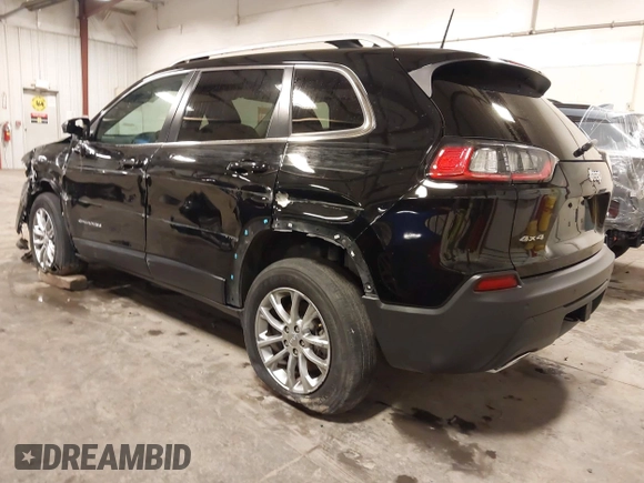 2021 Jeep Cherokee Latitude Lux with VIN 1C4PJMMX2MD221463, listed as a IAAI auction lot 41901907 with 54,027 mi miles and . Bid and sale history available at carsss.com. Image 3.