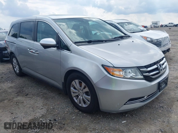 2015 Honda Odyssey EX-L with VIN 5FNRL5H68FB044259, listed as a IAAI auction lot 42127227 with 143,902 mi miles and . Bid and sale history available at DreamBid. Image 1.