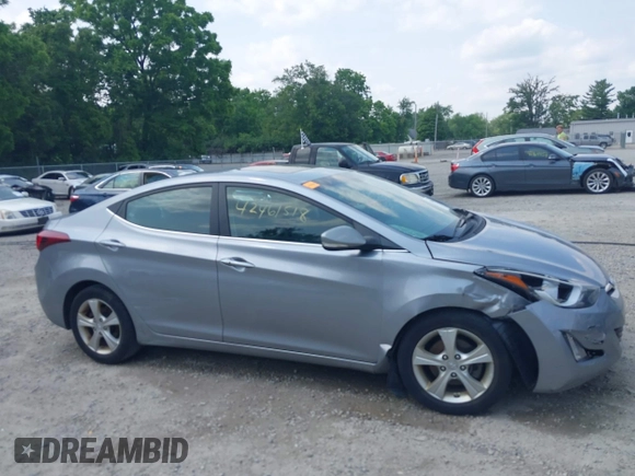 2016 Hyundai Elantra SE with VIN 5NPDH4AEXGH783529, listed as a IAAI auction lot 42461518 with 143,620 mi miles and . Bid and sale history available at DreamBid. Image 6.