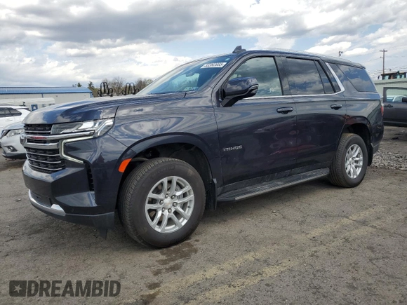 2023 Chevrolet Tahoe LT with VIN 1GNSKNKDXPR548259, listed as a Copart auction lot 53362855 with 16,035 mi miles and Salvage title. Bid and sale history available at DreamBid. Image 1.