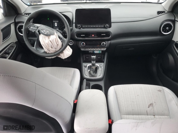 2023 Hyundai Kona SEL with VIN KM8K32AB3PU063636, listed as a Copart auction lot 44851405 with 19,470 mi miles and Salvage Title. Bid and sale history available at carsss.com. Image 8.