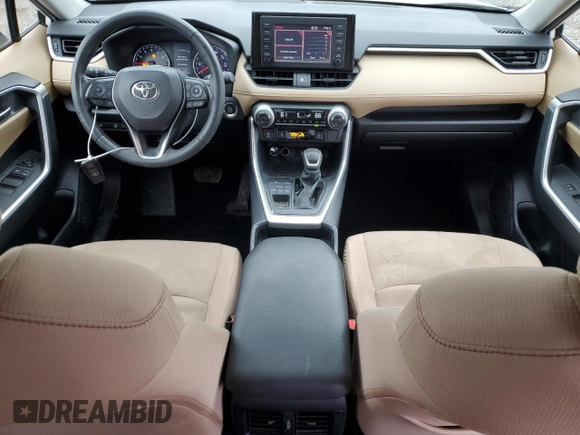 2019 Toyota RAV4 XLE with VIN JTMP1RFV9KD506344, listed as a Copart auction lot 47898145 with 100,718 mi miles and Salvage Title. Bid and sale history available at DreamBid. Image 8.
