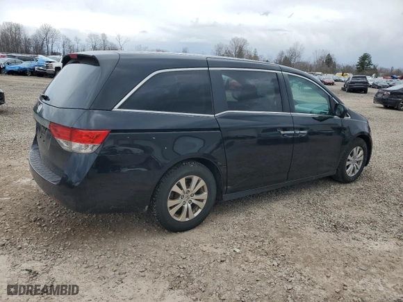 2016 Honda Odyssey EX with VIN 5FNRL5H41GB127855, listed as a Copart auction lot 53193335 with 165,537 mi miles and Salvage Title. Bid and sale history available at carsss.com. Image 3.