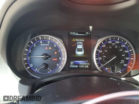 2017 Infiniti Q60 Premium с VIN JN1EV7EK0HM363951, выставлен на аукционе Copart как лот 56253565 с пробегом 92 025 миль миль и Списание • Salvage title. История ставок и продаж доступна на DreamBid. Изображение 9.