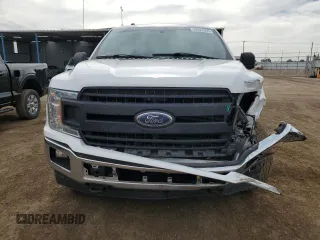 2018 Ford F-150 XL with VIN 1FTEW1E50JFC65370, listed as a Copart auction lot 59222655 with 213,487 mi miles and Salvage title. Bid and sale history available at DreamBid. Image 5.