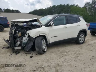 2020 Jeep Compass Latitude with VIN 3C4NJDBB1LT112466, listed as a Copart auction lot 57363495 with 40,155 mi miles and Salvage title. Bid and sale history available at DreamBid. Image 1.