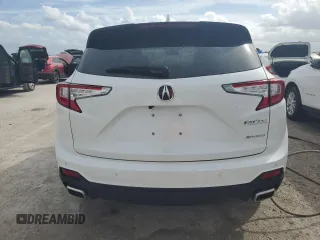 2023 Acura RDX w/Advance Package with VIN 5J8TC2H7XPL016590, listed as a Copart auction lot 75175744 with 1,506 mi miles and Non Repairable. Bid and sale history available at carsss.com. Image 6.